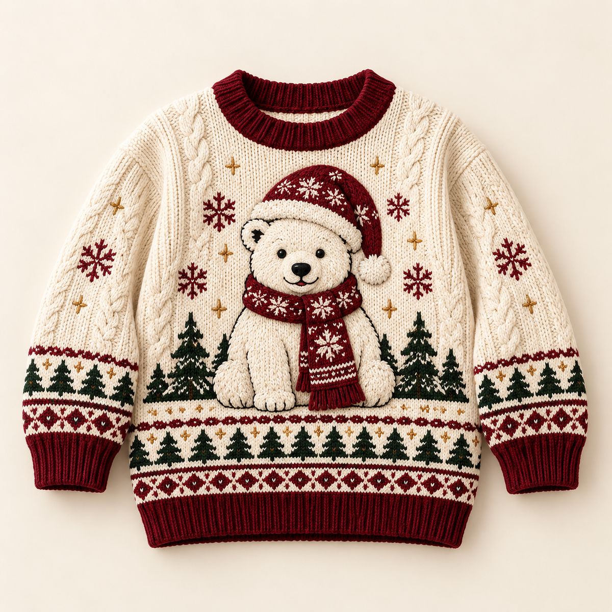 Sapmi Nordic Christmas sweater design concept