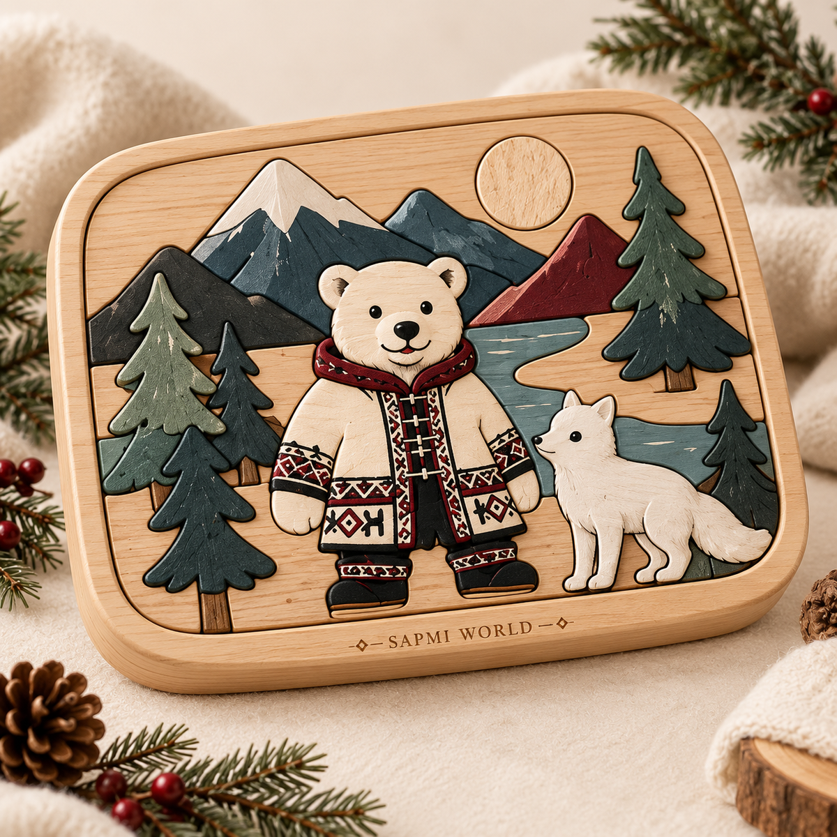 Sapmi World puzzle product design concept