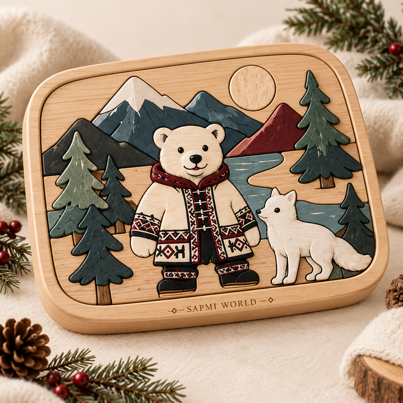 Sapmi World puzzle product design concept